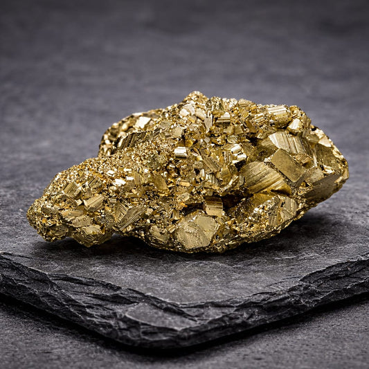 Natural Raw Pyrite Stone – Shani (Saturn) Energy Crystal for Wealth, Protection & Success